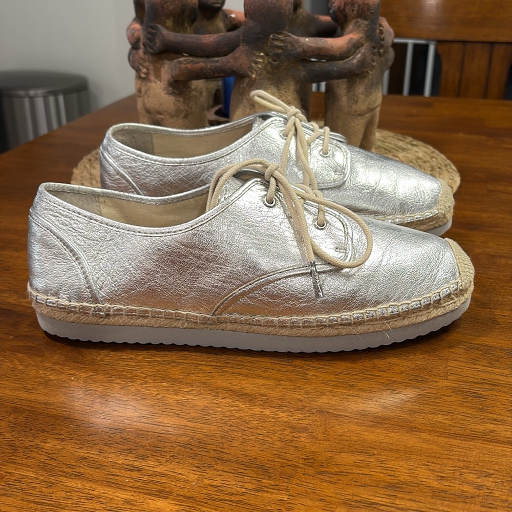 Michael Kors Silver Espadrille Interior - Picture 4 of 9